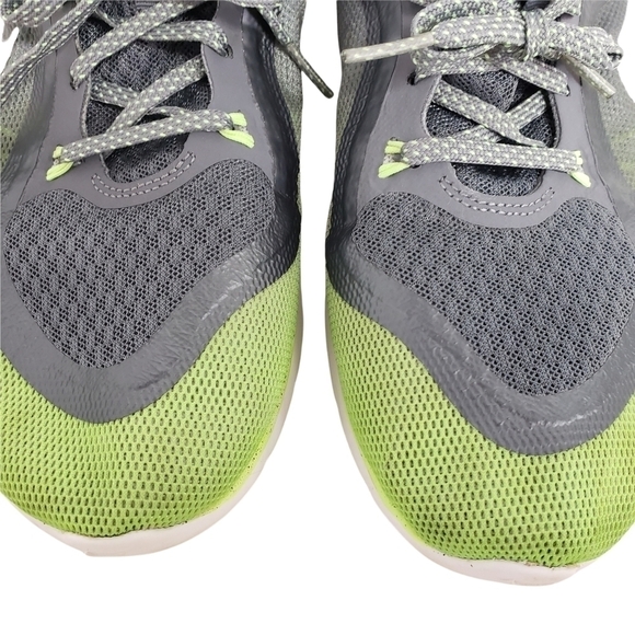 Nike Flex TR 6 Training Shoe Grey & Neon Green 9 VGUC - Picture 9 of 12